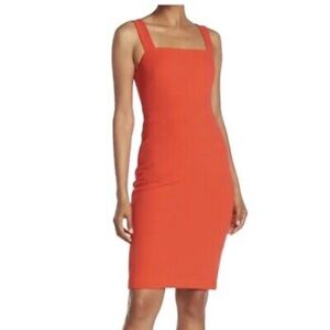 Elegant Red Sleeveless Dress